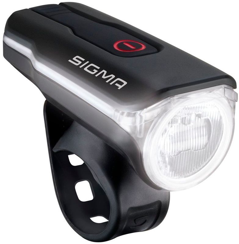 Sigma Aura 60 USB Fietsverlichting zwart/transparant 2019
