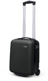 TravelZ Horizon Underseat Koffer 40cm - Lichtgewicht handbagage 20 liter met 2 wielen - Zwart