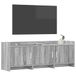 vidaXL meuble TV 130 x 33 x 47 cm gris Sonoma bois d'ingénierie