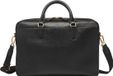 FOSSIL Asher Briefcase Laptoptas Zwart Leer 17 inch