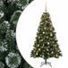 vidaXL Kunstkerstboom 120 cm Groen met 150 Warmwitte LED's