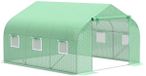 Outsunny Tunnelkas - PE - 350x300x200cm - Groen