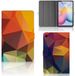 Samsung Galaxy Tab S6 Lite Book Case - Cuir artificiel/Silicone/TPU - Motif géométrique