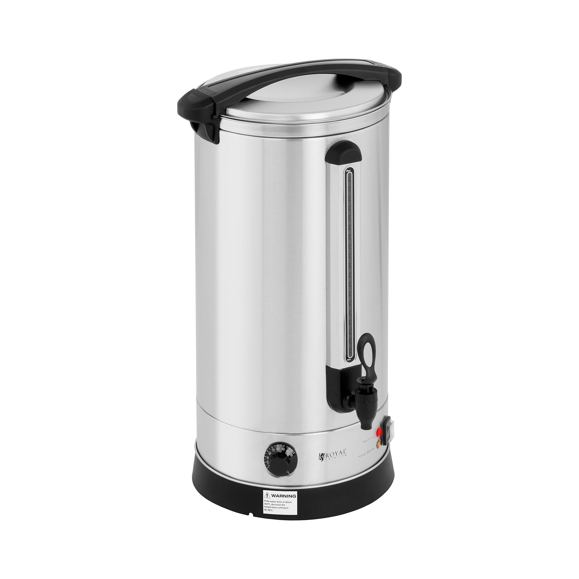 Royal Catering Heetwaterdispenser - 23,5 L - 2.500 W - dubbelwandig