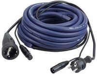 DAP Audio DAP Licht Power/Signaal kabel Schuko male - Schuko female & XLR male - XLR female 10 meter
