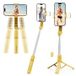 Icecat KT08 Gimbal Stabilizer with Tripod and Magnetic Fill Light - Yellow