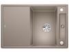 Blanco Silgranit spoelbak, 780x510 mm, met accessoires, InFino, tartufo