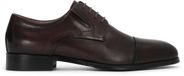 Kazar Brown Leather Toe Cap Toe Derby Shoes