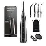 Cecotec ToothCare 6000 Jet Liberty.Auton, draagbare monddouche professioneel, 30 dagen, tank 180 ml, 30-80 psi, 1500 impuls/min, magnetische borstelkoppen, IPX7, volledige hygiëne