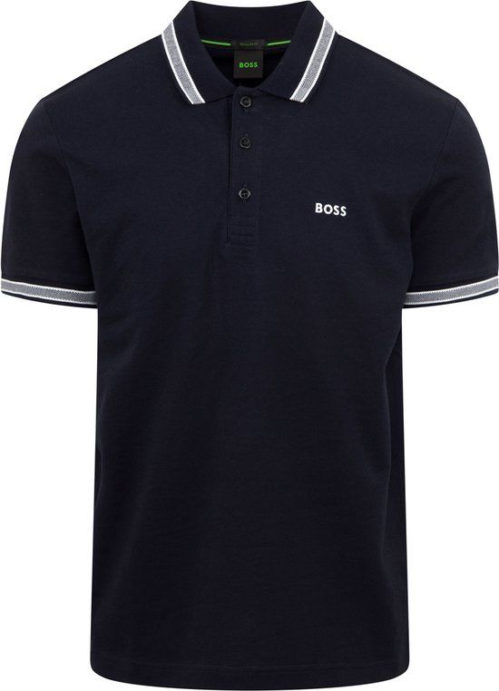 BOSS Paddy Polo Navy - Men's Polo Shirt - Regular Fit - Size XL