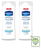 Vaseline 2 x Lait corporel réparateur intensif pour peau très sèche, 400 ml - Pack économique - 2 pièces