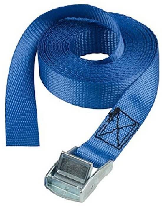 Masterlock Spanbanden - Set van 2 stuks - 2,5mx25mm - Blauw - 4363EURDAT