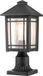 Quoizel Cedar Point Mini LED Tuin Pilaar Zwart