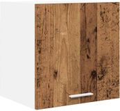 vidaXL - Hangkast - Oud Hout en Wit - 40 x 31 x 40 cm