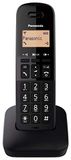 Panasonic KX-TGB610SPB Digitale draadloze telefoon, basiseenheid en 1 hoofdtelefoon, beller-ID en oproepblokker, verbeterd volume van de ontvanger, schokbestendig, lcd-display, zwart