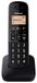 Panasonic KX-TGB610SPB Digitale draadloze telefoon, basiseenheid en 1 hoofdtelefoon, beller-ID en oproepblokker, verbeterd volume van de ontvanger, schokbestendig, lcd-display, zwart
