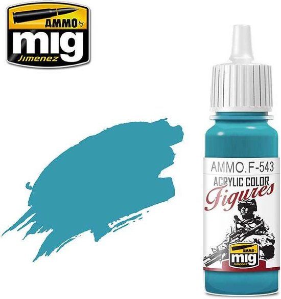AMMO MIG F543 Figure Paints - Green Blue - Acryl - 17ml
