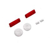 Axial AXI230035 Headlight Tail Light Lens Early Bronco: SCX10 III, Grijs/Zilver