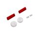 Axial AXI230035 Headlight Tail Light Lens Early Bronco: SCX10 III, Grijs/Zilver