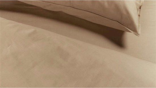 Ambiante Cotton Uni Dekbedovertrek Lits-Jumeaux 240x200/220 cm - Khaki