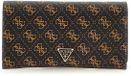 GUESS Noelle II Xbody Flap Organizer Brown Logo Donkerbruin