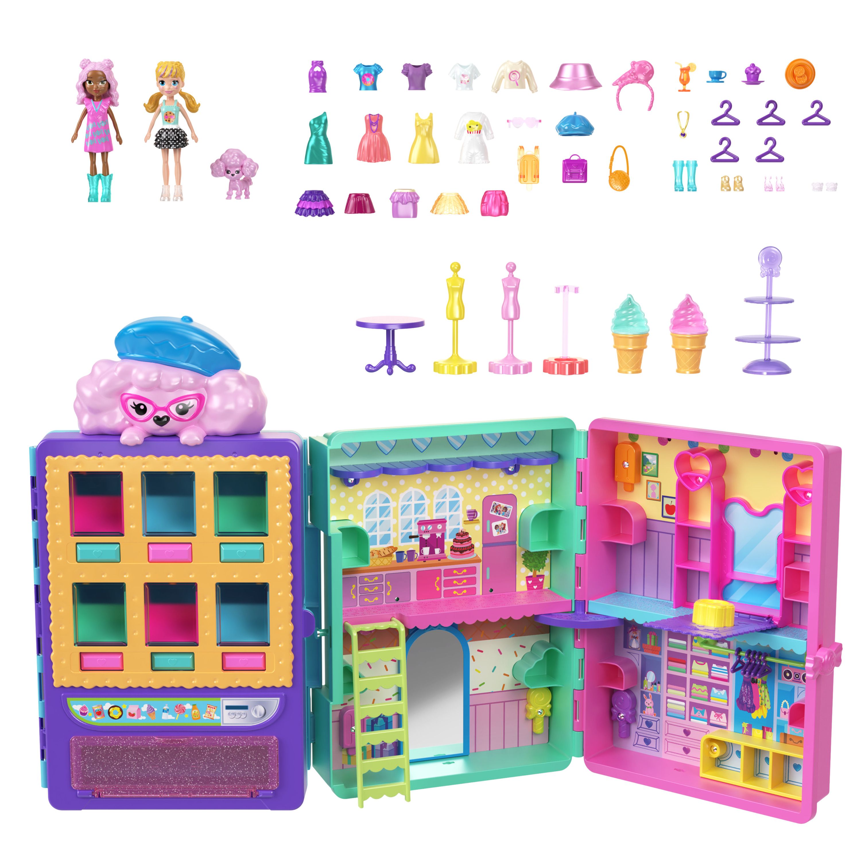 Polly Pocket CANDY STYLE FASHION DROPSpeelset