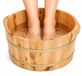 Pied de bain en bois pour la relaxation et le soin