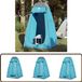 vidaXL Privacytent pop-up waterdicht blauw