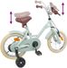 vidaXL Vélo enfant 12 pouces vert clair