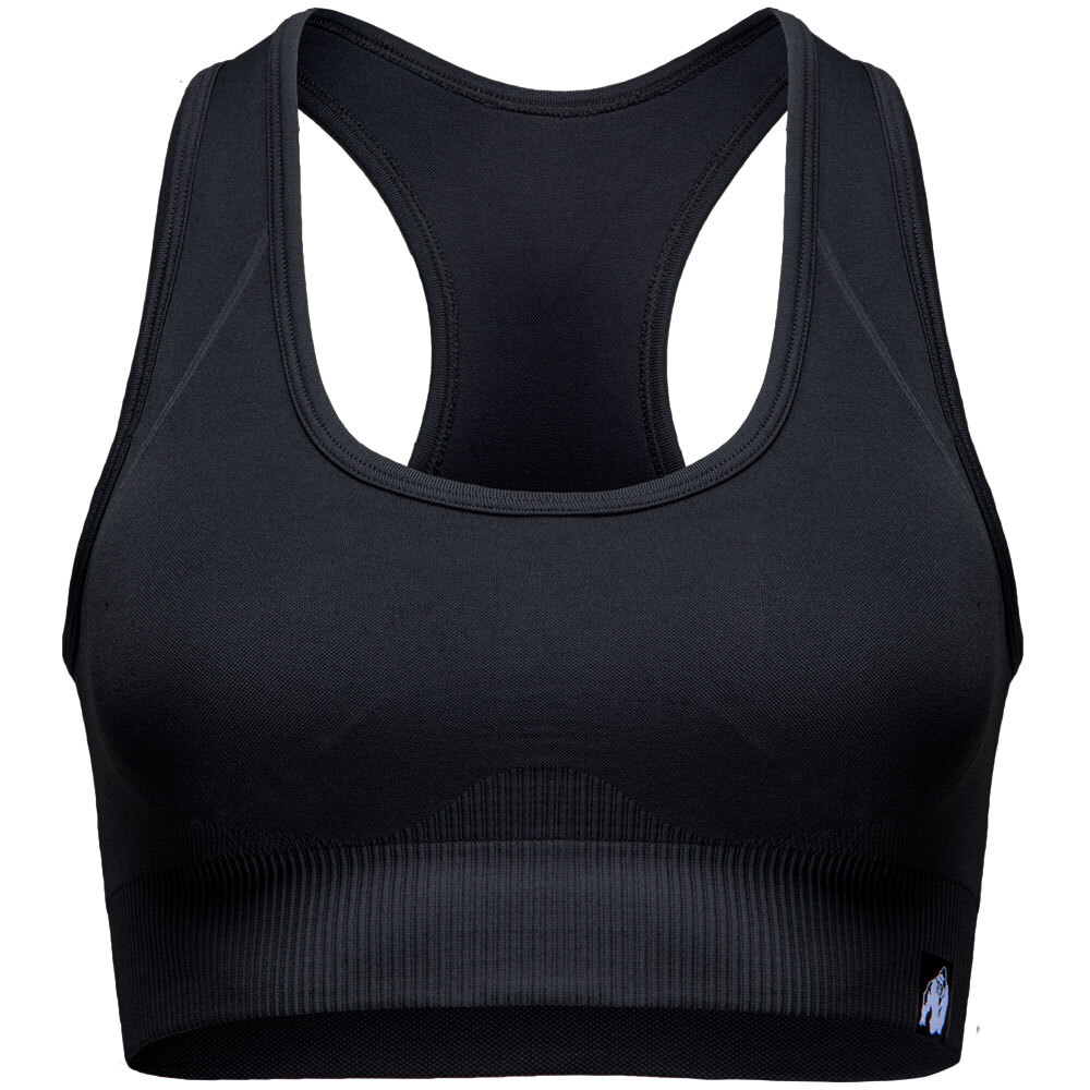 Gorilla Wear Yava Seamless Sports Bra - Zwart - S/M