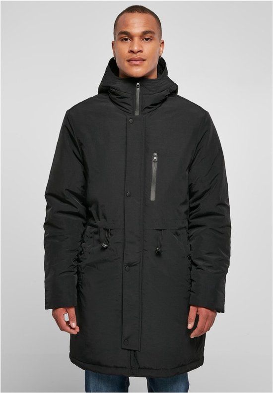 Urban Classics Light Parka Jas M Zwart