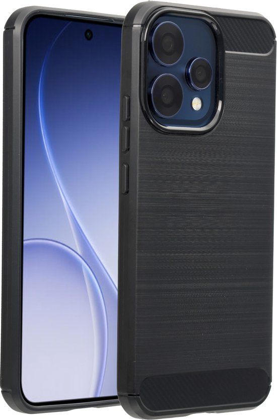 imoshion Hoesje - Geschikt voor Oppo Reno15 (5G) - Brushed Backcover - Zwart