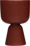 Iittala Nappula bloempot bruin 230x155mm