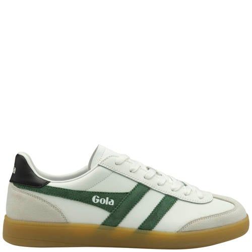 Gola Viper leren sneakers wit/groen