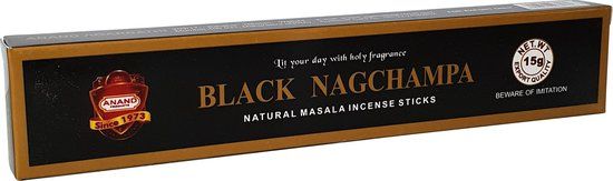 Wierookstokjes Black Nag Champa - 15 gram