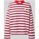 ARMEDANGELS Sweatshirt ecru / blauw / rood