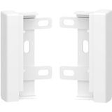 GGK Lot De 2 Embouts De Finition Blancs Pour Plinthe Électrique 4d 20 X 80