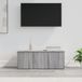Maison Exclusive - meuble TV, gris Sonoma, 80x34x30 cm, panneau de particules
