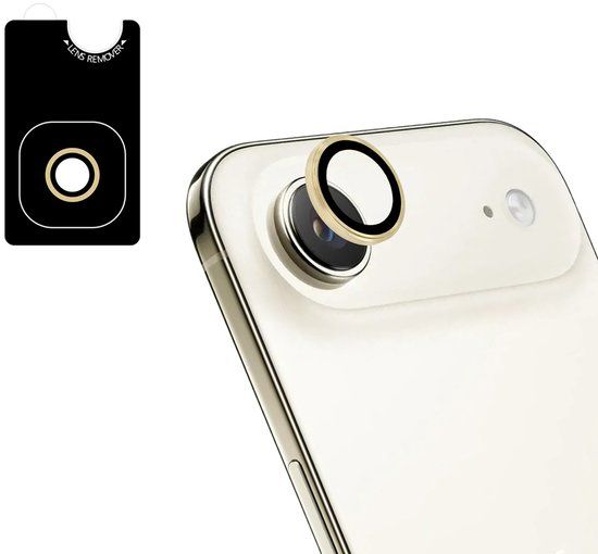 imoshion Camera Lens Protector - Geschikt voor Apple iPhone Air - 2 Pack - Light Gold