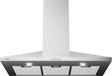 ETNA AP490RVS - 90cm RVS Wandschouw Afzuigkap - 3 Snelheden - LED - Recirculatie