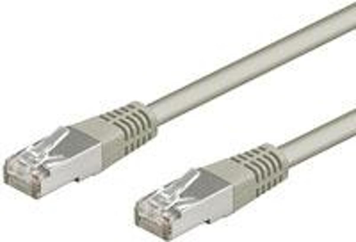 Wentronic 50128 - Netwerkkabel - RJ45 - 2 m - Grijs