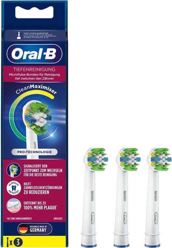 Oral-B Floss Action Opzetborstels - 3 stuks