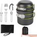 Aluminium set de cuisine pour camping, adapté pour cuisine extérieure et pique-nique