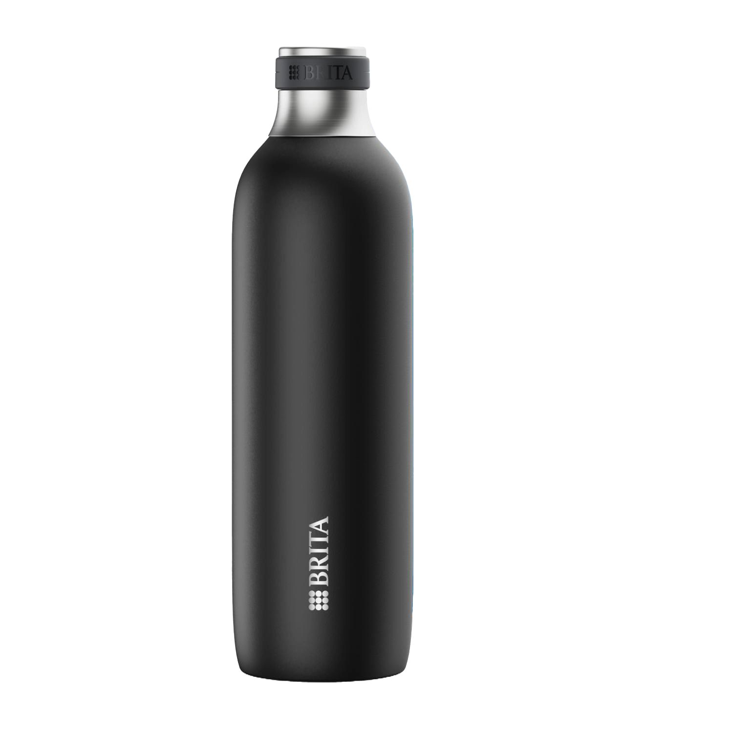 BRITA SodaTRIO RVS Carbonating Bottle - Black - 0.5L - 1-Pack