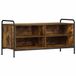 vidaXL Meuble TV 140 x 39,5 x 50 cm chêne fumé bois transformé