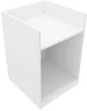 MonsterShop Tb60 toonbank kassabalie - wit - 60x60x90cm - ergonomische bovenplank