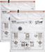 5Five Vacuumzakken voor kleding/textiel - Vacuum opbergzakken - 2x stuks - transparant - 50 x 60 cm