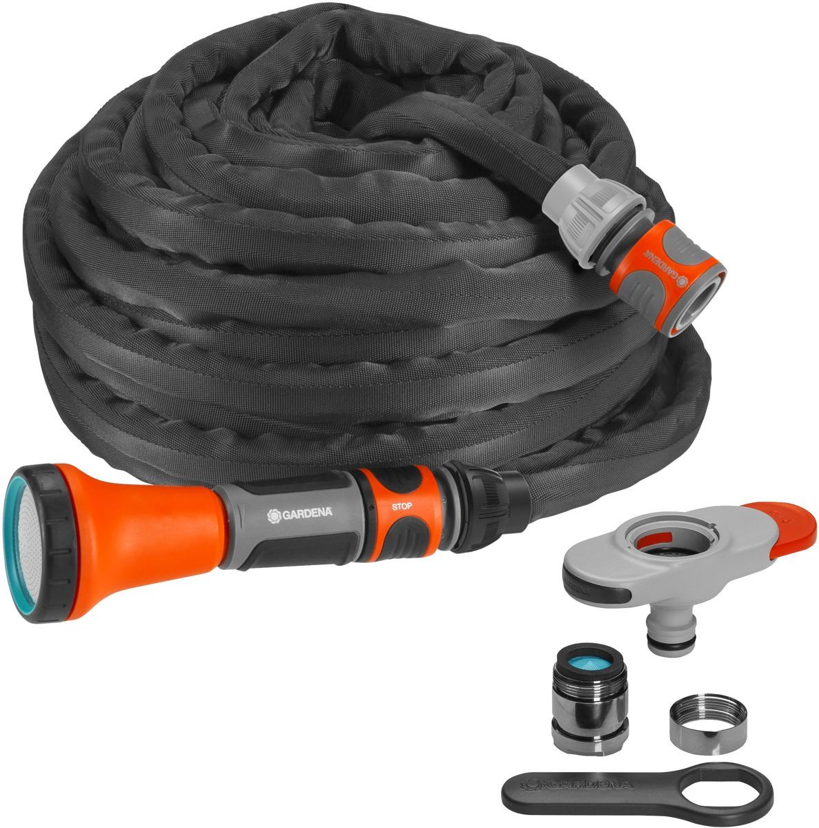 Gardena Liano Tuinslang Set - Grijs - Textiel