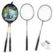 SportX Badmintonset 2 rackets en 2 shuttles Meerkleurig