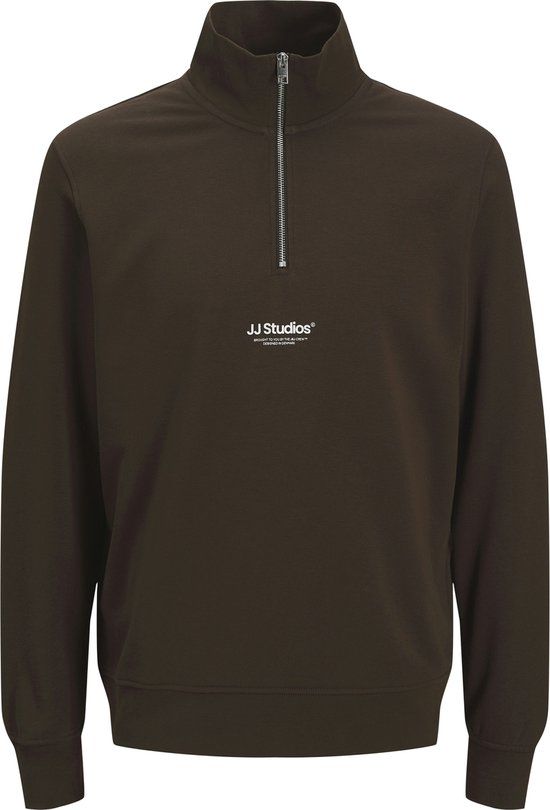JACK & JONES JACK&JONES JJESOHO SWEAT QUARTER ZIP HN NOOS - Delicioso - L